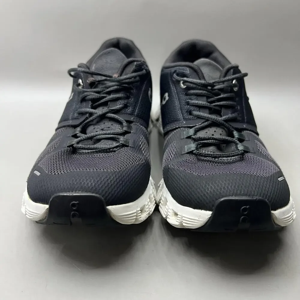 On Cloud 5 Running Shoes Women Size 8.5 Black Mesh Comfort Cushion Low Sneakers